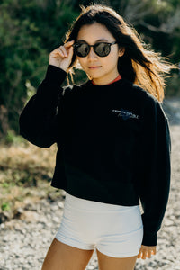 the ribbed & ruched pounce shorts