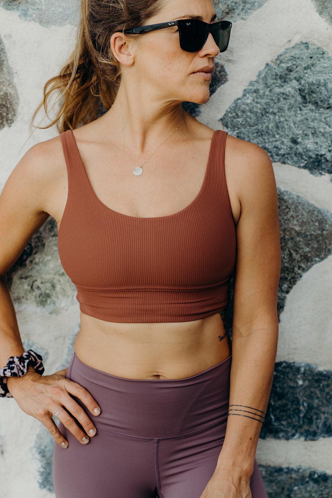 the Lioness ribbed sports bra