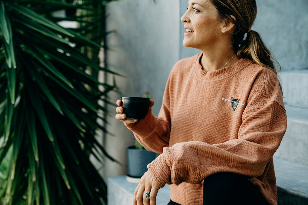 the Lioness comfy textured top